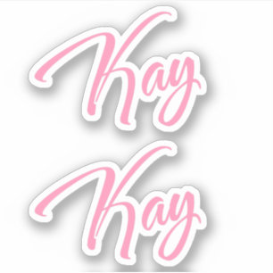 Kay x2 aufkleber
