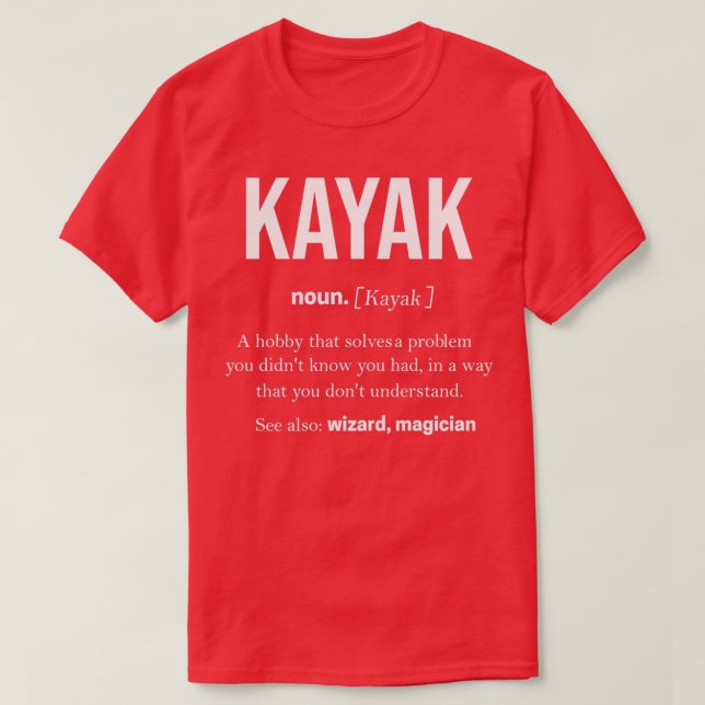 Kayak 8 T-Shirt (Design vorne)