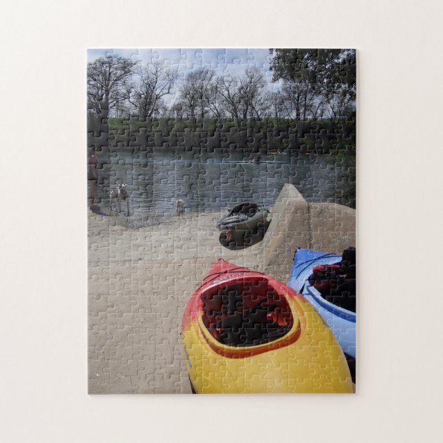 Kayak Austin Texas Lady Bird Lake Puzzle (Vertikal)