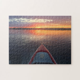 Kayak bei Sonnenaufgang Puzzle