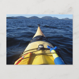 Kayak Bow am Rough Lake, Mountain Postcard Postkarte