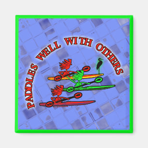 Kayak Canoe - Paddeln gut mit anderen Magnet