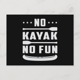 Kayak Canoeing Kayaking Canoe Paddle Funny Geschen Postkarte