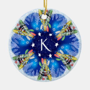 Kayak Christmas Tree Keramik Ornament