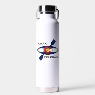 Kayak Colorado Flag Trinkflasche