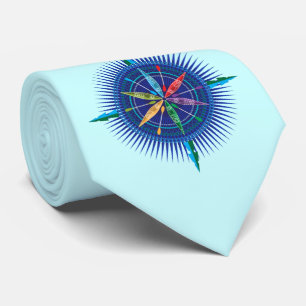 Kayak Compass Rose Krawatte