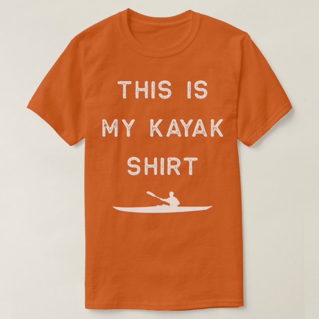 Kayak entwerfen mein Kayak Shirt Light Kayaking Fi (Design vorne)