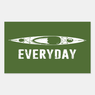 Kayak Everyday Rechteckiger Aufkleber