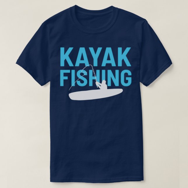 Kayak Fishing Angling Kayaker Rower Fisherman Gift T-Shirt (Design vorne)