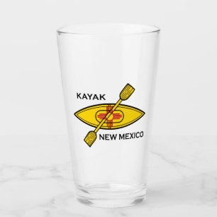 Kayak Flag New Mexico Glas