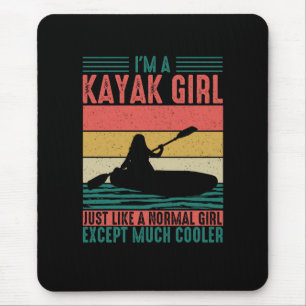 Kayak Girl aber Cooler Mousepad