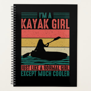 Kayak Girl aber Cooler Planer