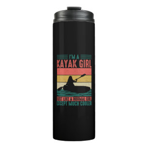 Kayak Girl aber Cooler Thermosbecher