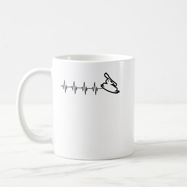 Kayak Heartbeat Kaffeetasse (Links)