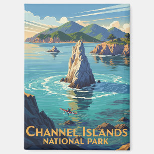 Kayak im Channel Islands National Park Magnet