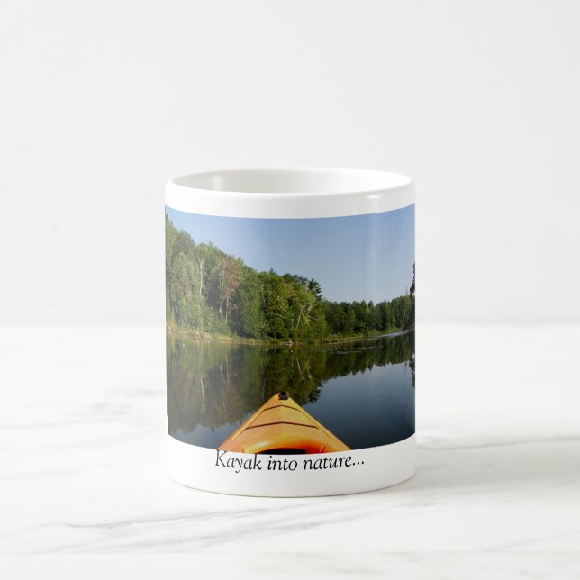 Kayak in Natur… Tasse (Mittel)