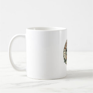 Kayak Kanu Katze Kayak Kanu Katze Vintage Vektor K Kaffeetasse