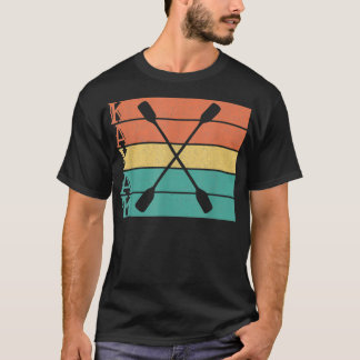 Kayak Kayaker Double Paddle Kanufahrt Kayaking Vi T-Shirt