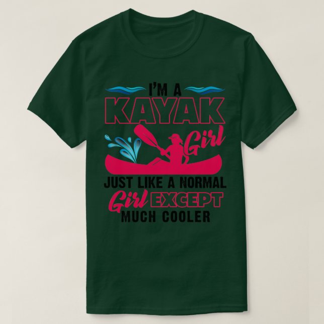 Kayak Kayaking Canoe Fan Lover Geschenk (29) T-Shirt (Design vorne)