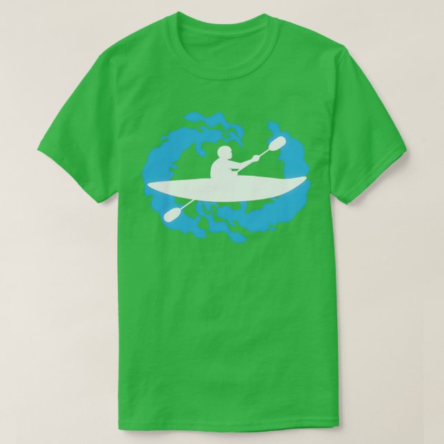 Kayak Kayaking Kayaker Paddling Gift Idea (2) T-Shirt (Design vorne)