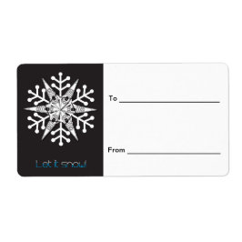 Kayak - Lass es schneien! Weihnachtsschild