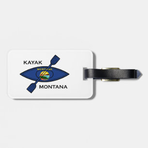 Kayak Montana Flag Gepäckanhänger