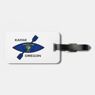 Kayak Oregon Flag Gepäckanhänger