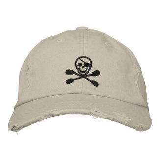 Kayak Paddle Pirate Cap Bestickte Kappe