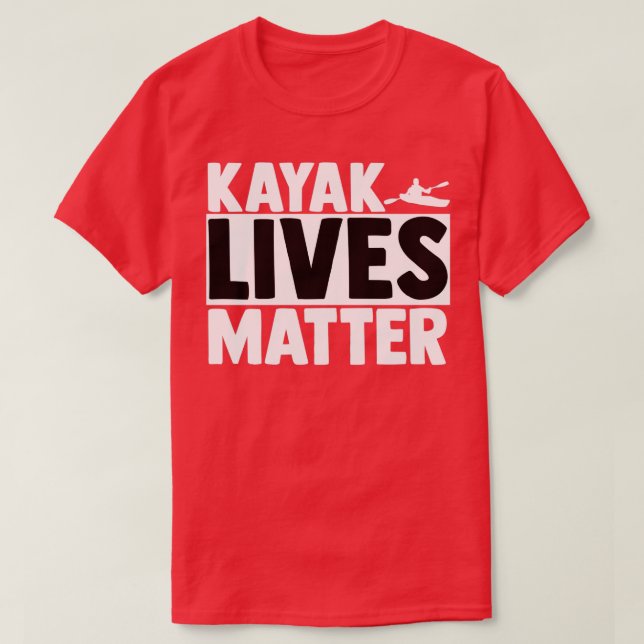 Kayak Paddling White Water Rowing Kayaking Boot 7 T-Shirt (Design vorne)