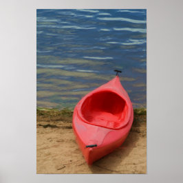 Kayak Painting Print Poster