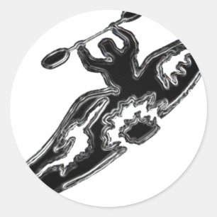 Kayak Part Runder Aufkleber