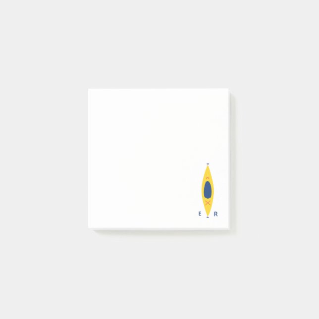 Kayak Post-it Klebezettel (Vorderseite)