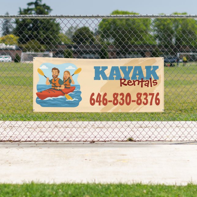 Kayak Rental Banner Custom (Insitu)
