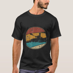 Kayak Rowing Vintag Canoe T - Shirt