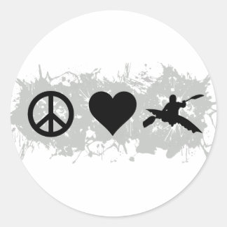 Kayak Runder Aufkleber