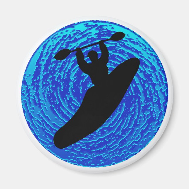 Kayak Soulful Flows Magnet (Vorne)