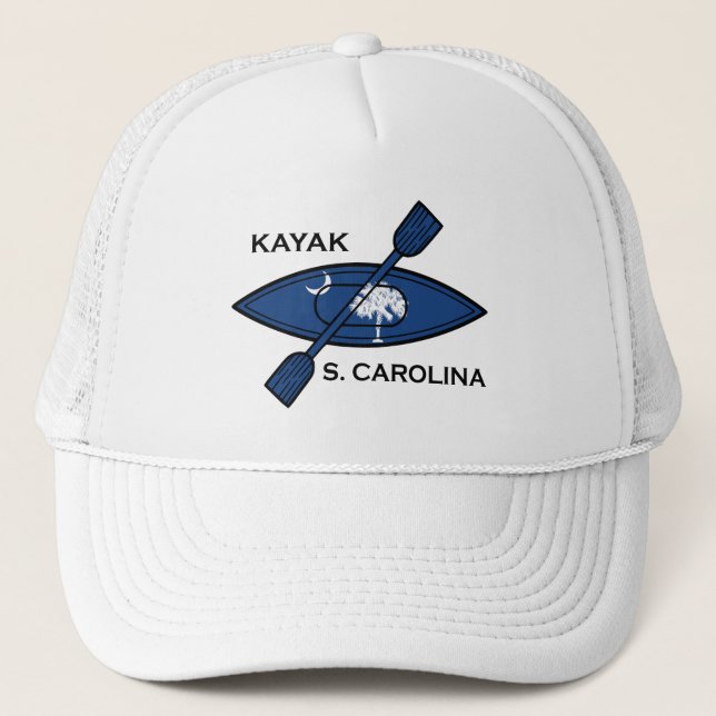 Kayak South Carolina Flag Truckerkappe (Vorderseite)
