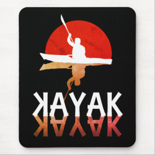 Kayak Sunset Mousepad