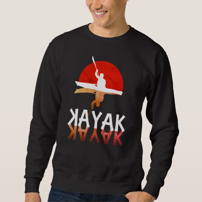 Kayak Sunset Sweatshirt (Vorderseite)