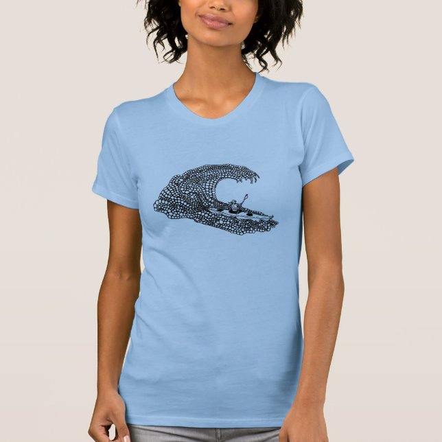 Kayak Surfer T-Shirt (Vorderseite)