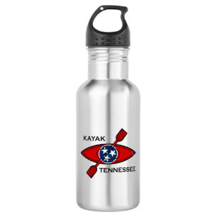 Kayak Tennessee Flag Edelstahlflasche