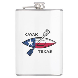 Kayak Texas Flag Flachmann