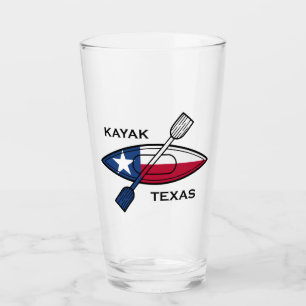 Kayak Texas Flag Glas