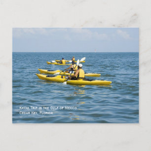 Kayak Trip Postcard Postkarte