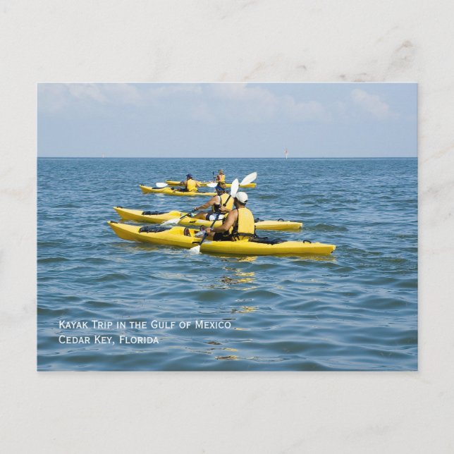 Kayak Trip Postcard Postkarte (Vorderseite)
