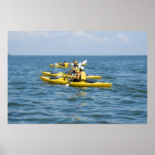 Kayak Trip Print Poster (Vorne)