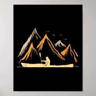 Kayak Vintage-Geschenk für Fluss-Kayaking-Tour Kay Poster
