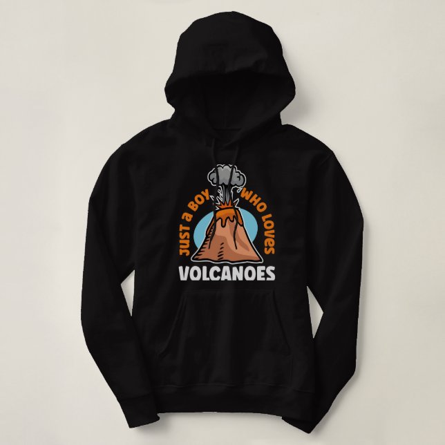 Kayak Water Geologist Volcano Geology Rock Hunter Hoodie (Design vorne)