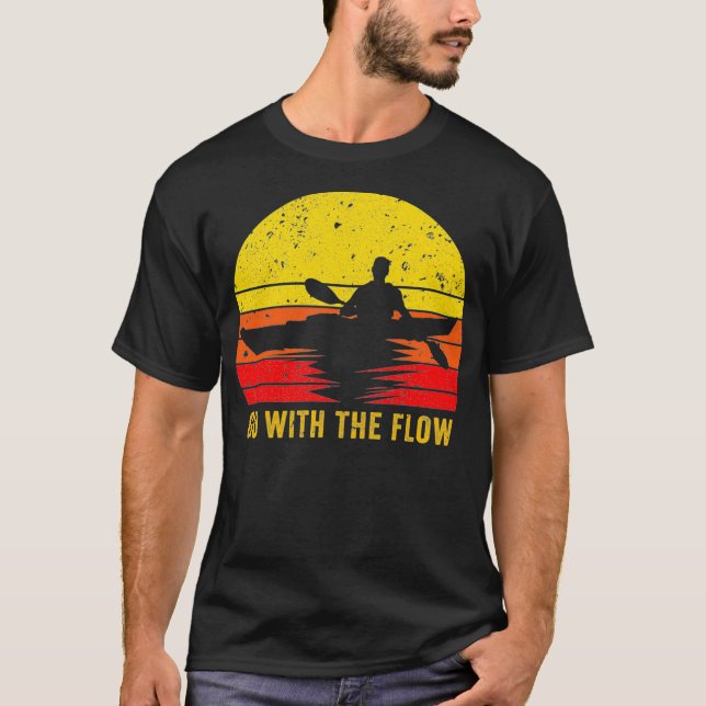 Kayak Whitewater Canoeing Gift Kayaker Kayaking P T-Shirt (Vorderseite)