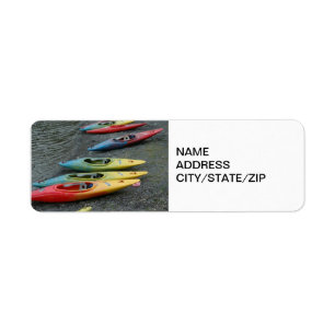 KAYAKER-ADRESSE-ETIKETT